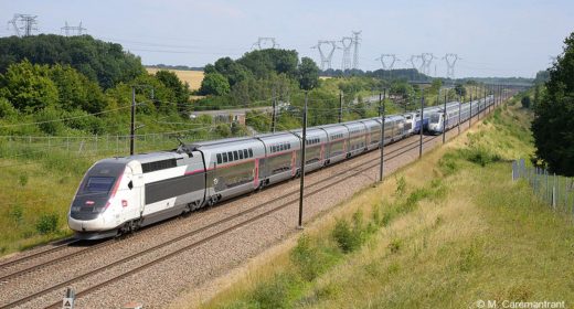 TGV en campagne