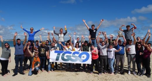 Equipe TGSO sur la plage